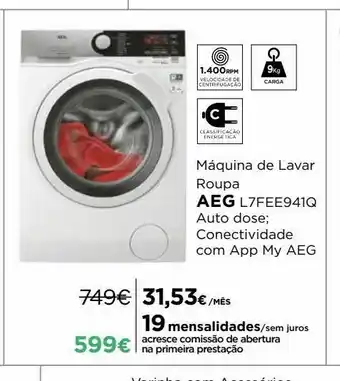 Máquina de lavar roupa