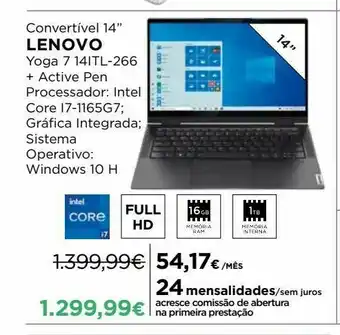 El Corte Inglés Lenovo computador portátil lenovo yoga 7 promoção
