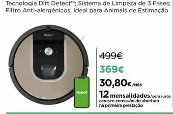 El Corte Inglés Irobot robot de aspiração irobot roomba 974 autonomia 90 min, promoção