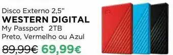 El Corte Inglés Western digital disco externo promoção