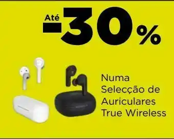Numa selecççao de auriculares true wireless