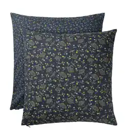 IKEA SvÄrdtÅg Capa, azul escuro/padrão floral, 50x50 cm promoção