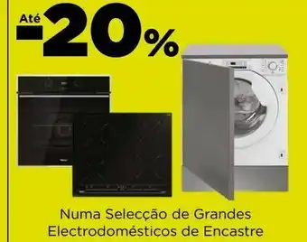Numa selecção de grandes electrodomesticos de encastre