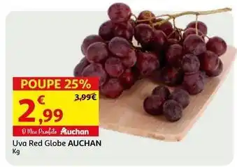 Auchan Auchan - uva red globe promoção