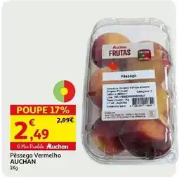 Auchan Auchan - pêssego vermelho promoção
