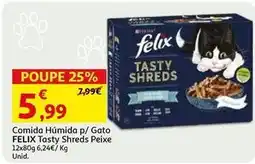 Auchan Felix - comida húmida p/ gato promoção