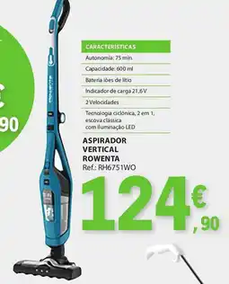 E.Leclerc ASPIRADOR VERTICAL ROWENTA promoção
