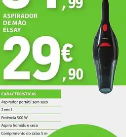 E.Leclerc ASPIRADOR DE MÃO ELSAY promoção
