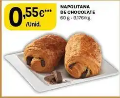 Napolitana de chocolate