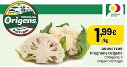 Programa origens - couve flor