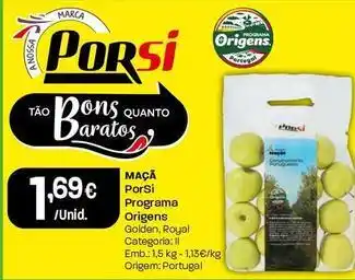 Intermarché Porsi - maçã promoção