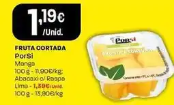 Intermarché Porsi - fruta cortada promoção