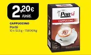 Intermarché Porsi - cappuccino promoção