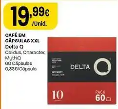 Intermarché Delta q - café em cápsulas xxl promoção