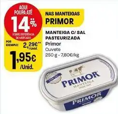 Intermarché Primor - manteiga c/ sal pasteurizada promoção