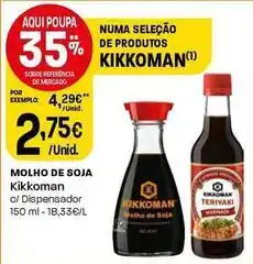 Intermarché Kikkoman - molho de soja promoção