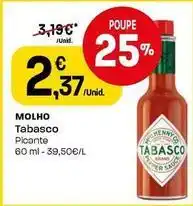 Intermarché Tabasco - molho promoção