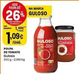 Intermarché Guloso - polpa de tomate promoção