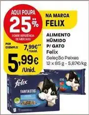 Intermarché Felix - alimento humido p/ gato promoção