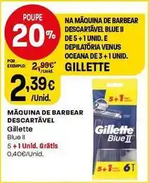 Intermarché Gillette - maquina de barbear descartavel promoção