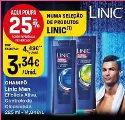 Intermarché Linic men - champo promoção