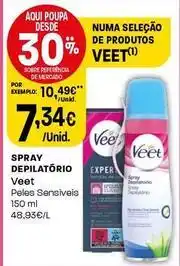 Intermarché Veet - spray depilatório promoção