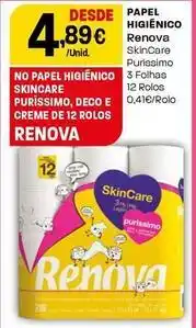 Intermarché Renova - papel higiénico promoção