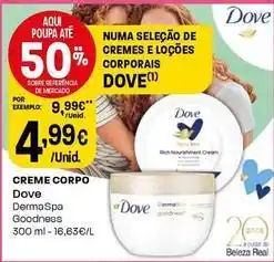 Intermarché Dove - creme corpo promoção