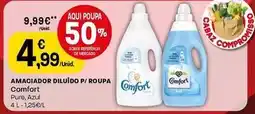 Intermarché Comfort - amaciador diluido p/roupa promoção