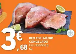 E.Leclerc RED FISH MÉDIO CONGELADO Cal.: 300/500 g promoção