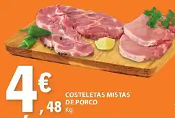 E.Leclerc COSTELETAS MISTAS DE PORCO Kg promoção