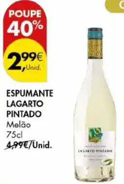 Pingo Doce ESPUMANTE LAGARTO PINTADO Melão 75cl promoção