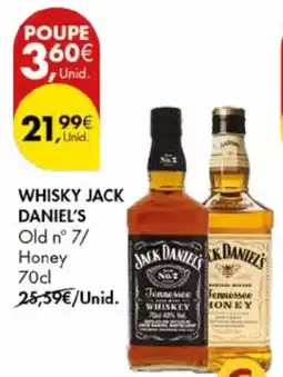 WHISKY JACK DANIEL'S 70cl