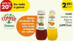 Pingo Doce SUMO Laranja do Algarve 750ml promoção