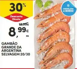 Continente GAMBÃO GRANDE DA ARGENTINA SELVAGEM 20/30 KG promoção