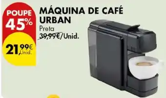 Pingo Doce MÁQUINA DE CAFÉ URBAN promoção