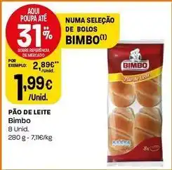 Intermarché Bimbo - pão de leite promoção