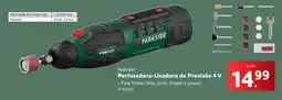 Lidl Parkside Perfuradora-Lixadora de Precisão 4 V Para fresar, lixar, polir, limpar e gravar. promoção