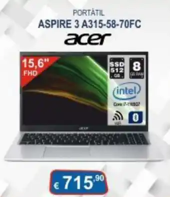 Acer Aspire 3 A315-58-70FC