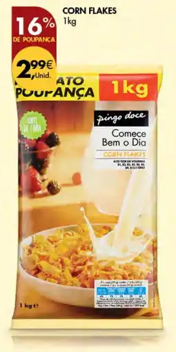 Pingo Doce CORN FLAKES 1kg promoção