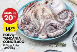 Pingo Doce POLVO TANZÂNIA CONGELADO 800g a 1,2kg promoção