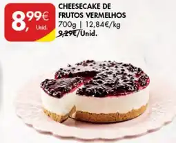 Pingo Doce CHEESECAKE DE FRUTOS VERMELHOS 700g promoção