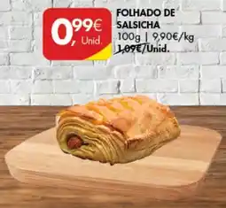 Pingo Doce FOLHADO DE SALSICHA 100G promoção