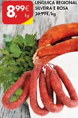 Pingo Doce LINGUIÇA REGIONAL SILVEIRA E ROSA KG promoção