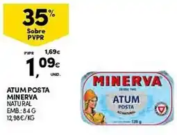 ATUM POSTA MINERVA NATURAL EMB: 84G