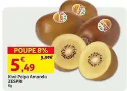 Auchan Zespri - kiwi polpa amarela :kg promoção