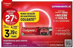 Intermarché Colgate - dentífrico max white promoção