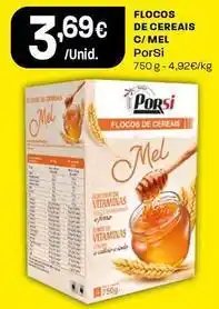 Intermarché Porsi - flocos de cereais c/mel promoção