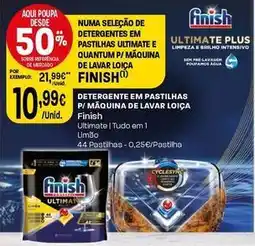 Intermarché Finish - detergente em pastilhas p/maquina de lavar loiça promoção