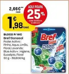 Intermarché Bref/sonasol - bloco p/wc promoção